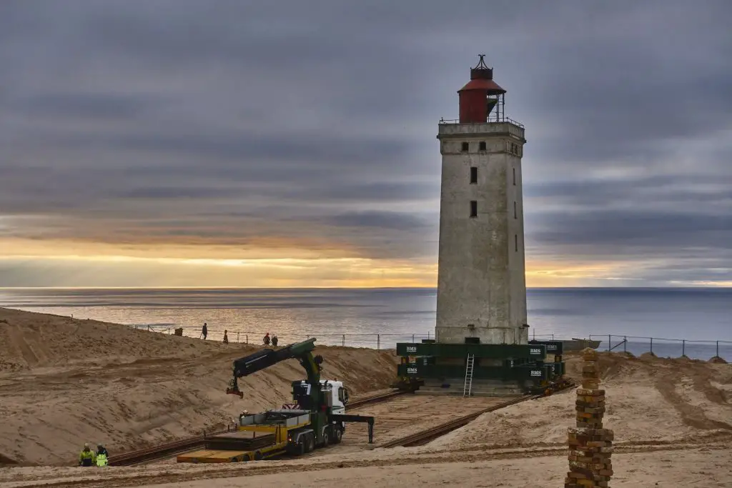 Rubjerg Knude auf Rollschuhe