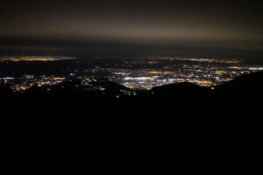 Aussicht auf Pistoia vom Agricampeggio le Carbonaie