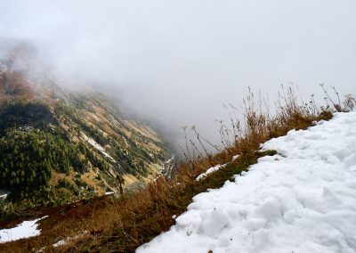 Schnee am Grimselpass