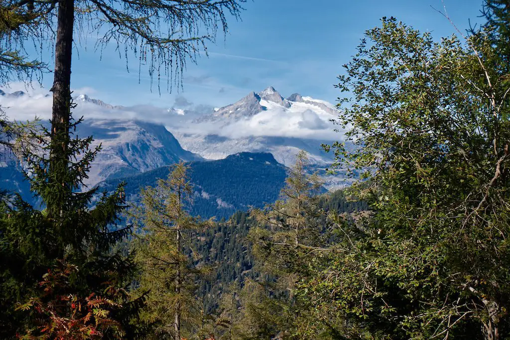 Alpen kurz vor Italien am Grimselpass