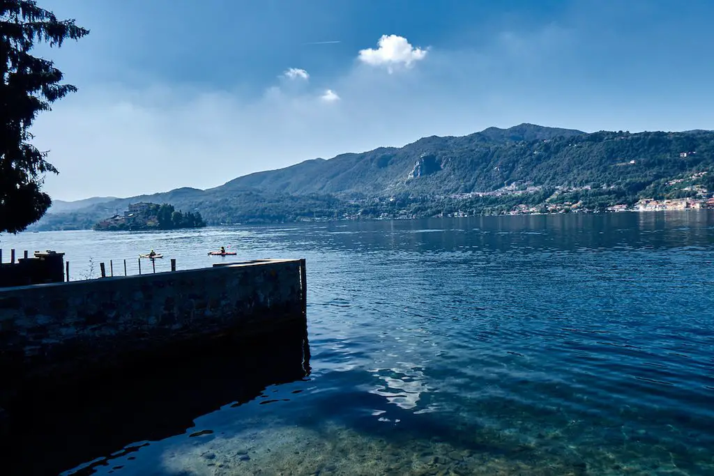 Der Lago d'Orta ist ein Wassersportparadies
