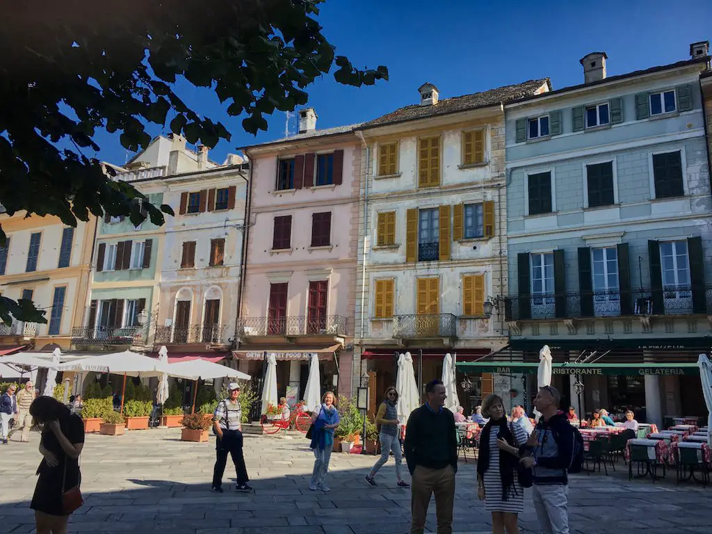 Piazza Motta in Orta San Giulio