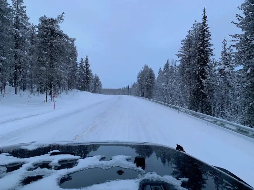 Fahrt durch Finnland Richtung Nordnorwegen