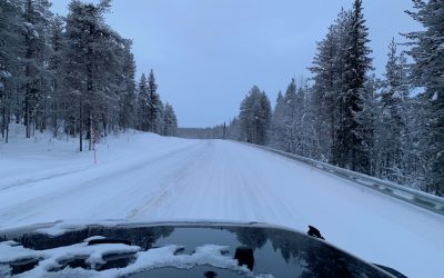 Fahrt durch Finnland Richtung Nordnorwegen