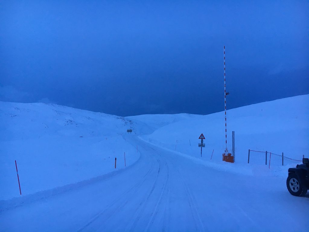 Nordkap am Schlagbaum