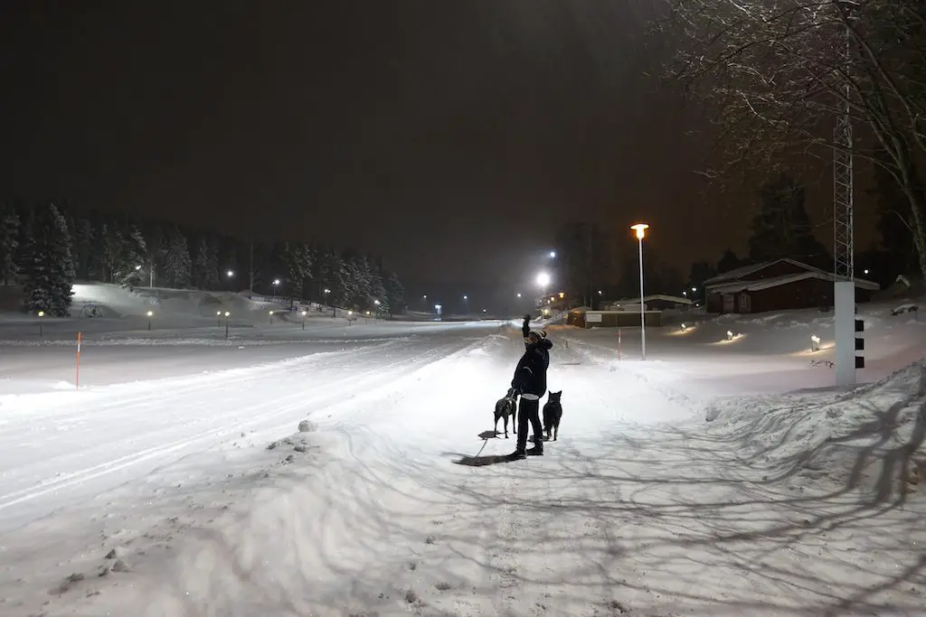 Abendspaziergang in Skelleftea