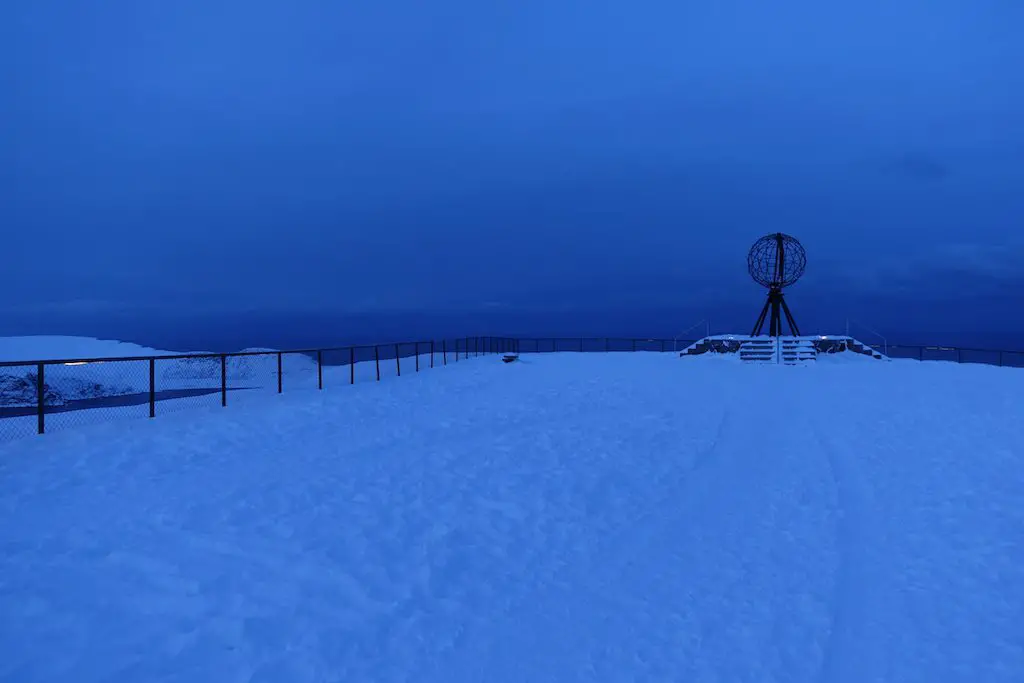 Nordkapp Weltkugel