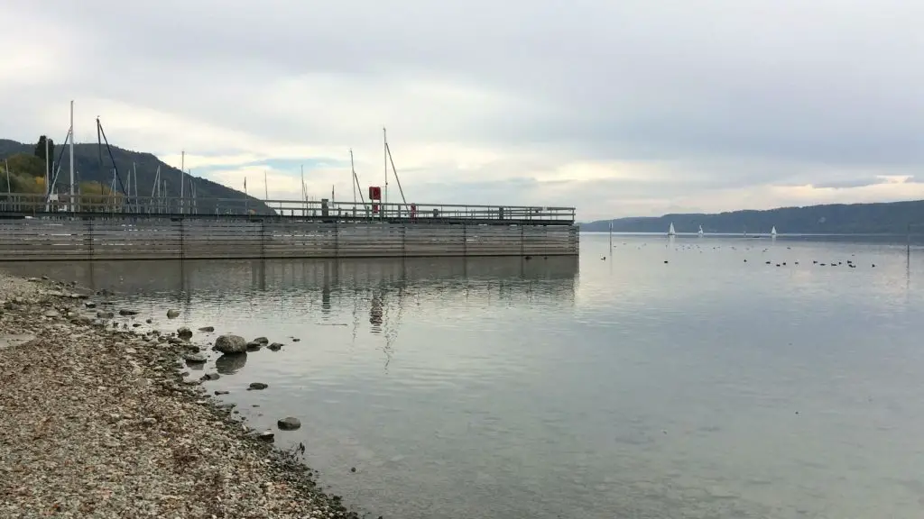 Niedrigwasser am Bodensee