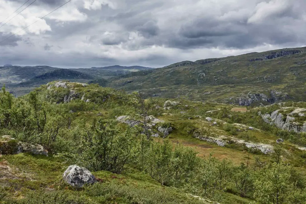 Aussicht auf die Hardangervidda in Südnorwegen