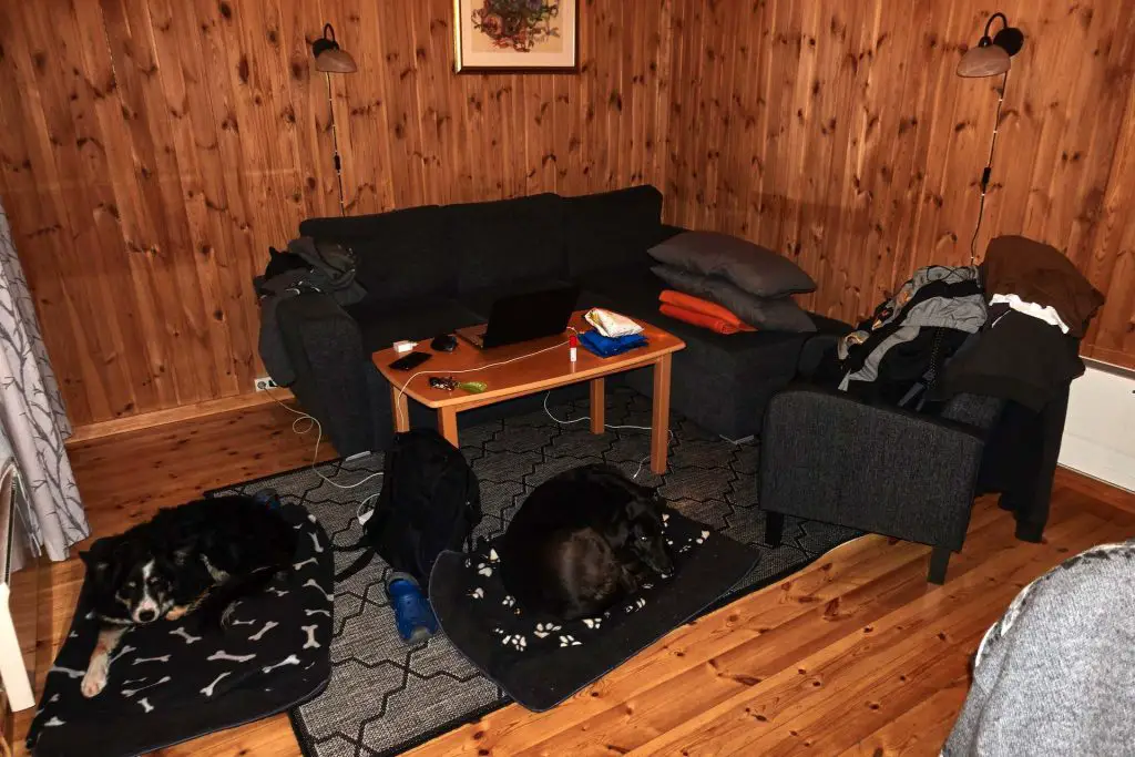 Kaupanger Hütte Wohnzimmer