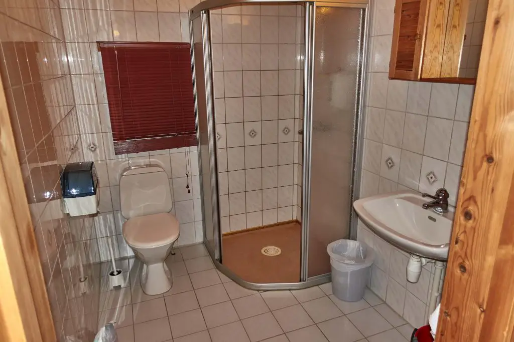 Kaupanger Hütte Badezimmer