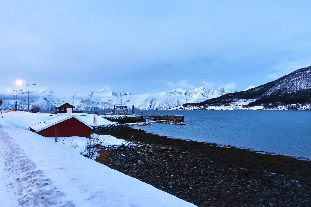 Fjord bei Tromsø