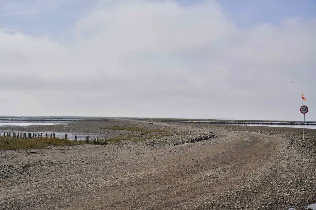 Der Kiesweg nach Mandø 25 km/h