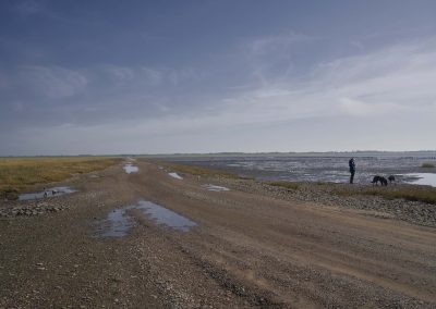 Der Kiesweg nach Mandø