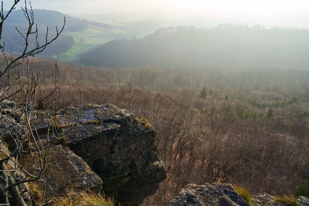 Blick von der Teufelskanzel am Hohenstein