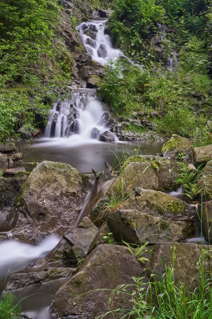 Wasserfall mit langer Verschlusszeit