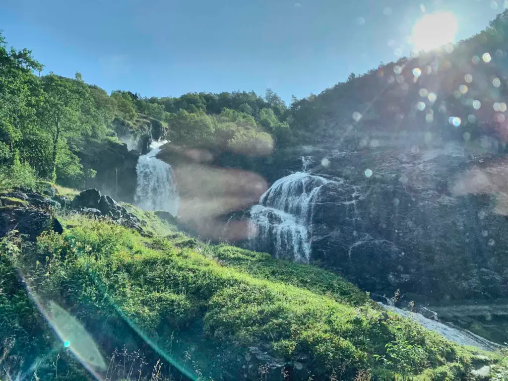 Wasserfälle auf dem Weg zur Hardangervidda