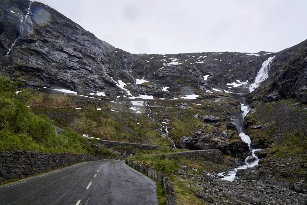 Trollstigen von unten