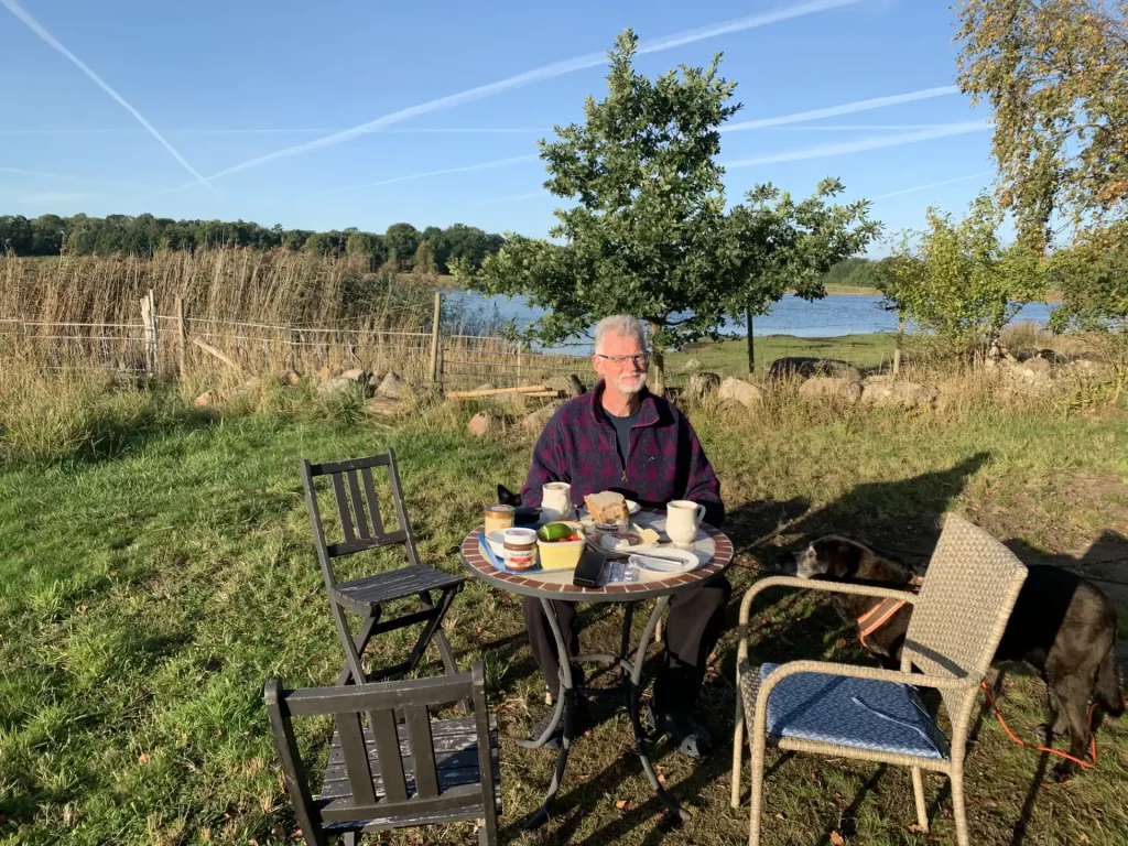 Frühstück in der Sonne