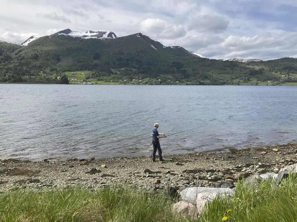 Angeln am Tresfjord