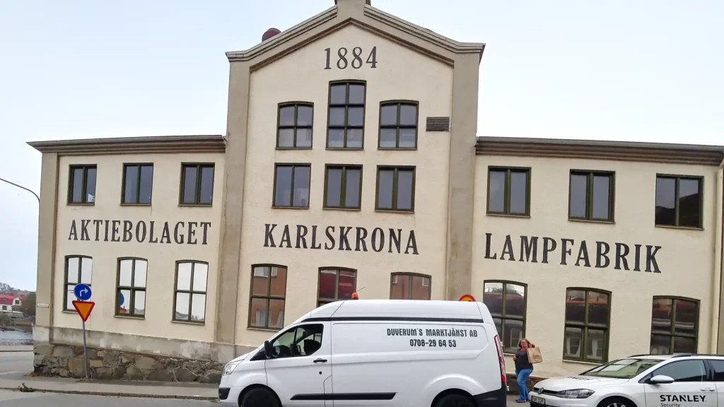Fabrikgebäude der Karlskrona Lampfabrik