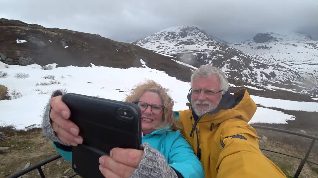 Selfie am Nedre Oscarshaug