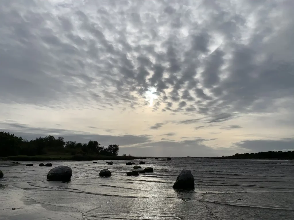 Steine am Strand von Hasslö