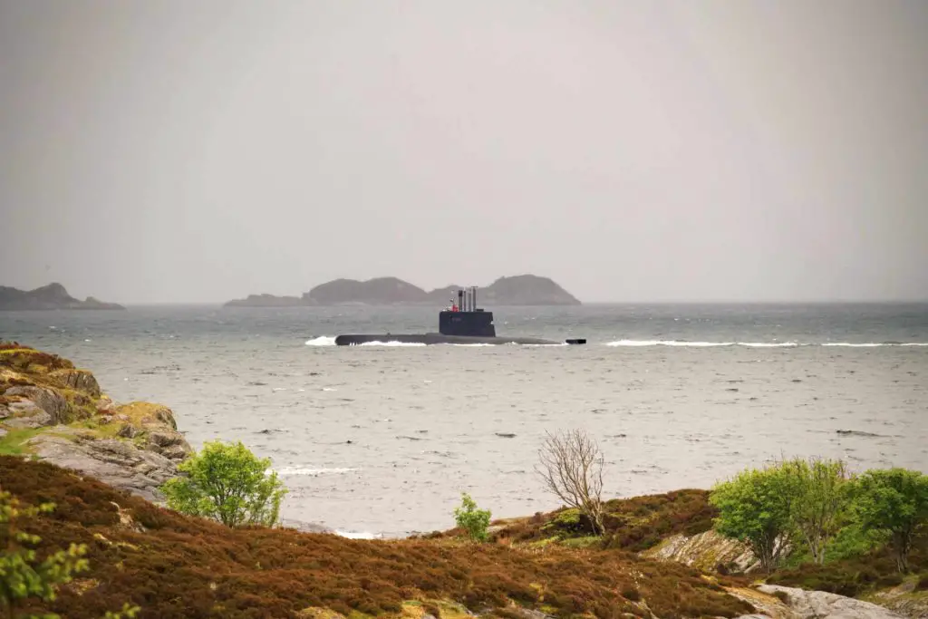 U-Boot im Fjord