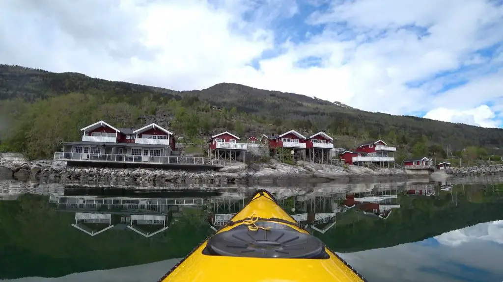 Viki Fjoprdcamping vom Wasser aus